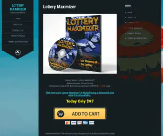 Lotterysmaximizer.com Screenshot