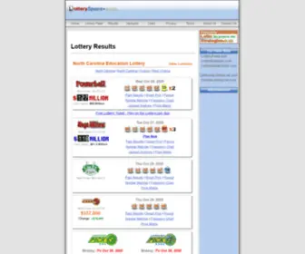 Lotteryspace.com(U.S., Canada and U.K) Screenshot