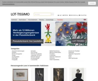 Lottissimo.de(ALLE AuktionshÃ¤user) Screenshot