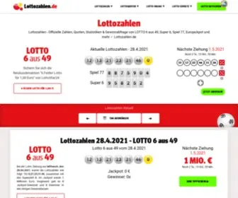 Lotto-Bayern-Lottozahlen.de(Lottozahlen) Screenshot