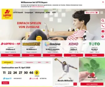 Lotto-Bayern.de Screenshot