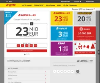 Lotto-Bremen.de Screenshot