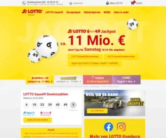 Lotto-HH.de Screenshot