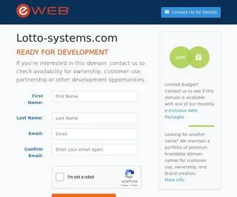 Lotto-SYstems.com(Ready for Development) Screenshot