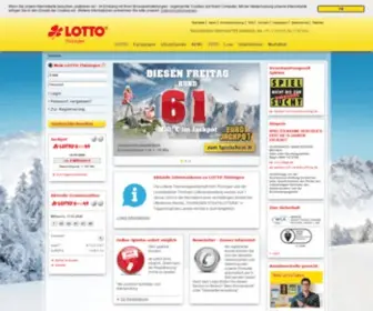 Lotto-Thueringen.de Screenshot