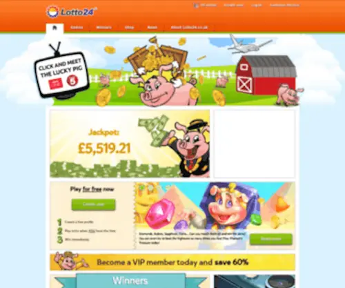 Lotto24.co.uk(Play games) Screenshot