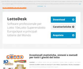 Lottodesk.it(LottoDesk software professionale Lotto) Screenshot