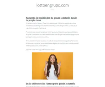 Lottoengrupo.com(Lottoengrupo es lotto) Screenshot