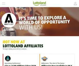 Lottolandaffiliates.com Screenshot