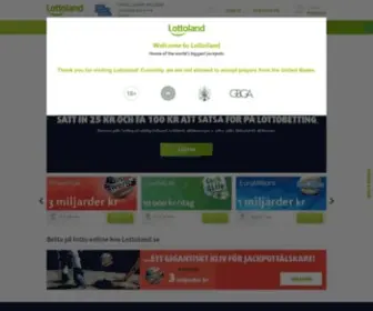 Lottoland.se Screenshot