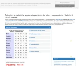 Lottologia.com Screenshot