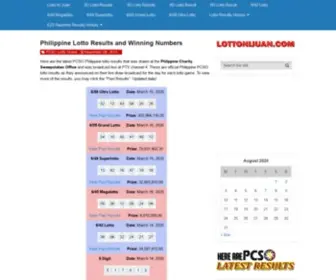 Lottonijuan.com(Lotto ni Juan) Screenshot