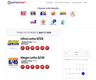 Lottopcso.ph(Lottpage) Screenshot