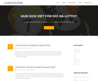 Lottoresultat.se(Lotto resultat) Screenshot