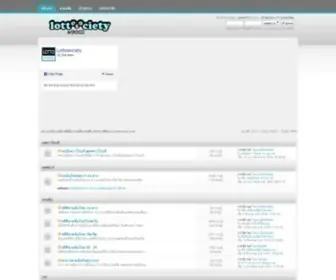 Lottosociety.com Screenshot