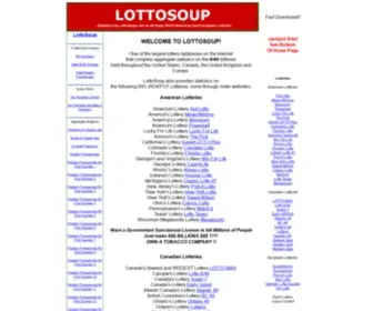 Lottosoup.com Screenshot
