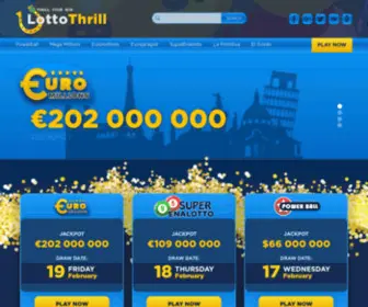 Lottothrill.com Screenshot