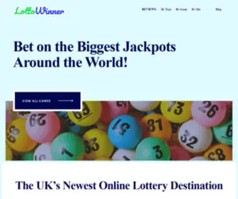 Lottowinner.co.uk Screenshot