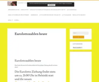 Lottozahlenaktuell.de(Lottozahlen Aktuell) Screenshot