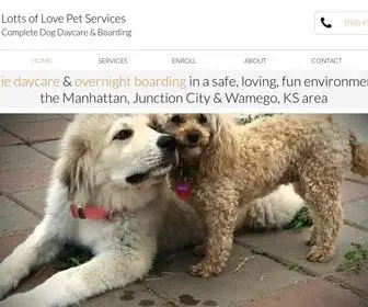 Lottsofloveco.com(Lotts of Love Pet Services & Dog Daycare in Manhattan) Screenshot