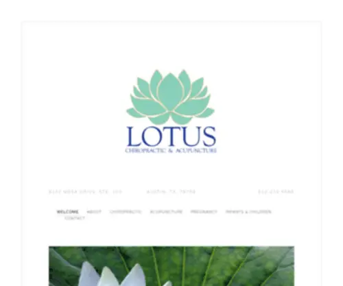 Lotusatx.com(Lotus Chiropractic & Acupuncture) Screenshot