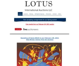 Lotusauctions.com(Auctions) Screenshot