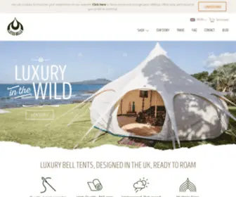 Lotusbelle.co.uk(Luxury Bell Tents) Screenshot