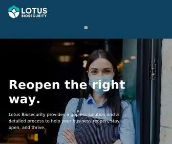 Lotusbiosecurity.com(Lotus Biosecurity) Screenshot