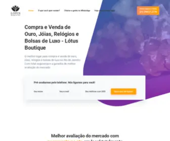 Lotusboutique.com.br(Joias) Screenshot