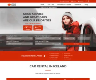 Lotuscarrental.is(Lotus Car Rental) Screenshot