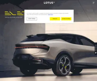 Lotuscars.com(Lotus Cars) Screenshot