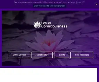 Lotusconsciousness.com(A global platform of consciousness) Screenshot