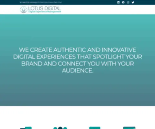 Lotusdigitalconsulting.com(Digital experience management) Screenshot