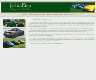 Lotuselancentral.com(Lotus Elan Central) Screenshot