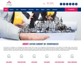 Lotusgroup.org.in(Lotus Group Of Companies) Screenshot