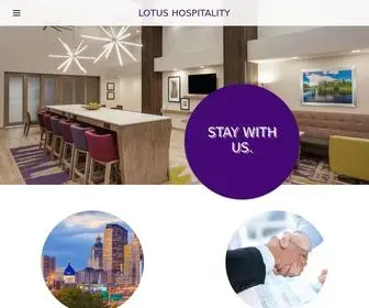 Lotushospitality.net(Lotus Hospitality) Screenshot