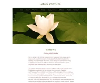 Lotusinstitute.com(Lotus Institute) Screenshot