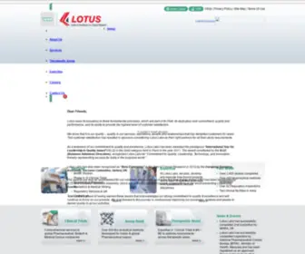 Lotuslabs.com(A Clinical Research Organization with Excellence in Clinical Trials) Screenshot