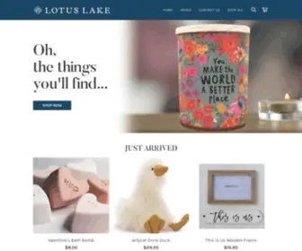 Lotuslakegifts.com(Lotus lake gifts & home decor) Screenshot