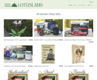 Lotuslandshop.org(Lotusland Garden Shop) Screenshot