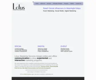 Lotusmarketingservices.com(Lotus Marketing Services) Screenshot