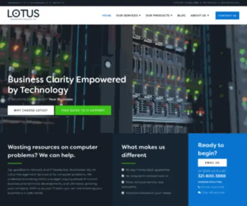 Lotusmserv.com(Lotus Management Services) Screenshot