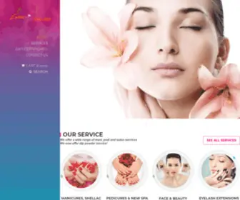 Lotusnailandspa.com(Lotus Nail & Spa) Screenshot