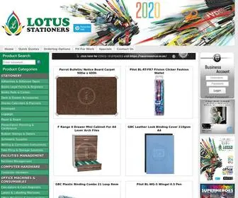 Lotusstationers.co.za(Lotus Stationers Catalogue) Screenshot