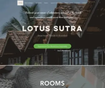 Lotussutragoa.com(Lotus Sutra Goa) Screenshot