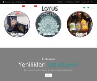 Lotusvape.net(Türkiye) Screenshot