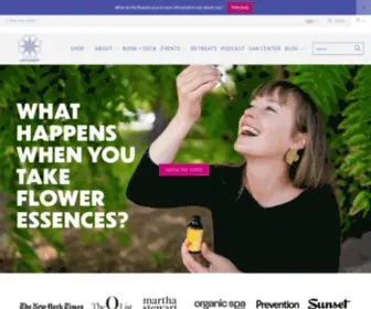 Lotuswei.com(Flower Essences) Screenshot