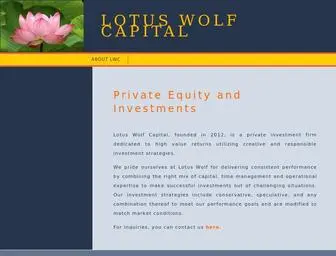 Lotuswolf.com(Lotuswolf) Screenshot