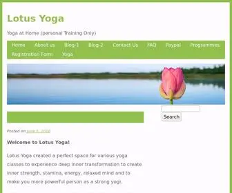 Lotusyoga.in(Lotus Yoga) Screenshot