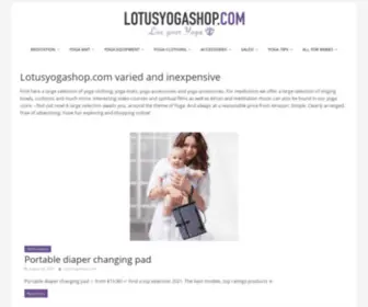 Lotusyogashop.com(Buy now for less) Screenshot